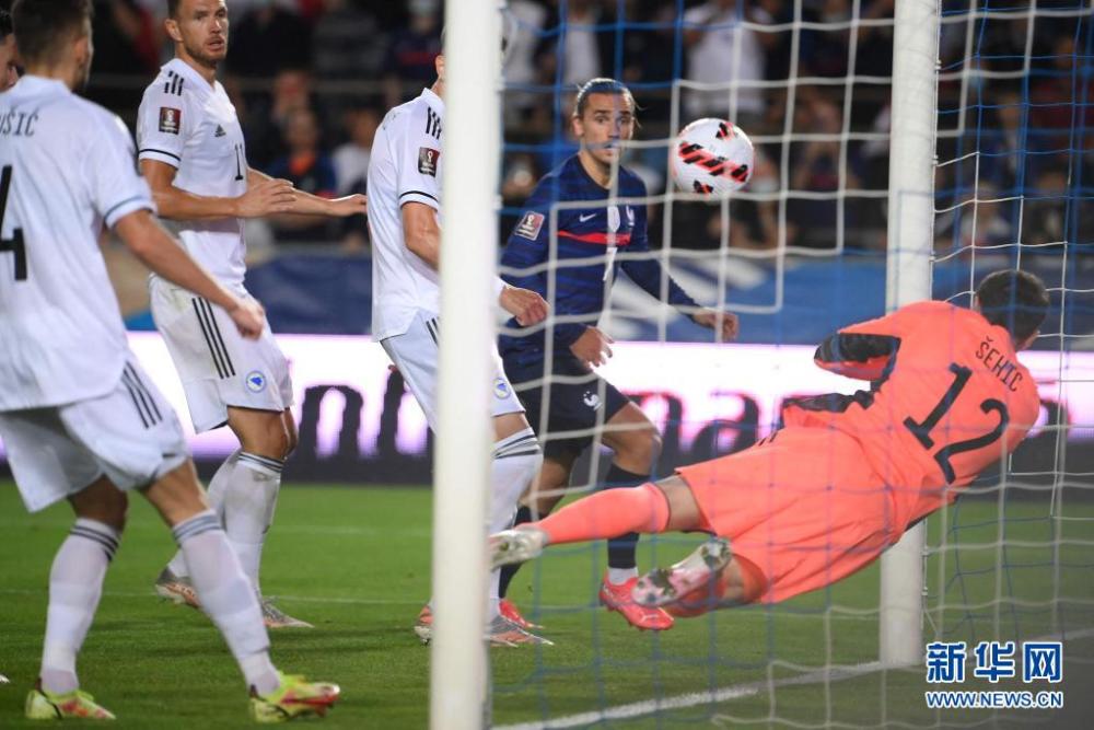 法国国家队在主场战胜波黑，取得胜利
